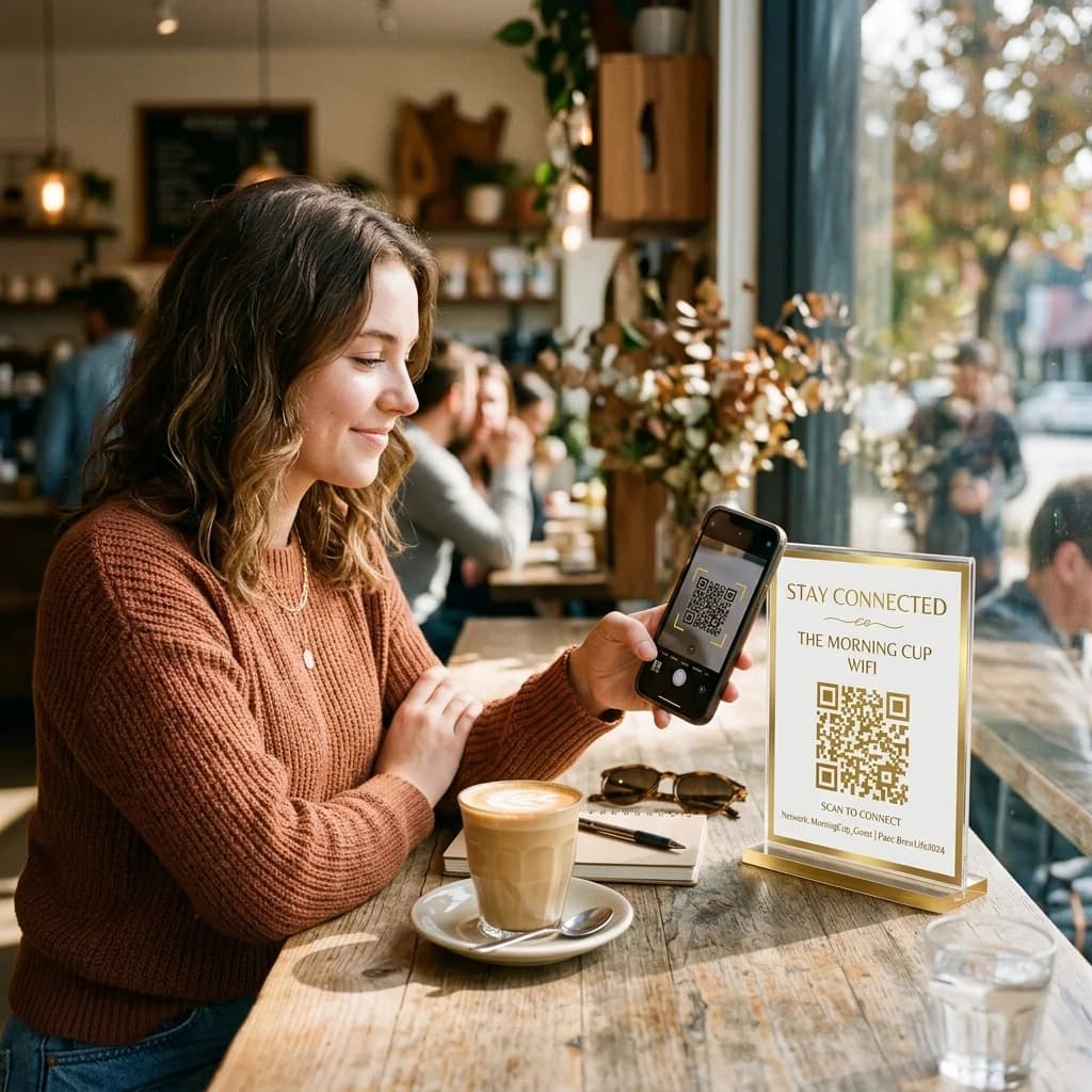 How to Create a WiFi QR Code for Auto-Connection in Your Store