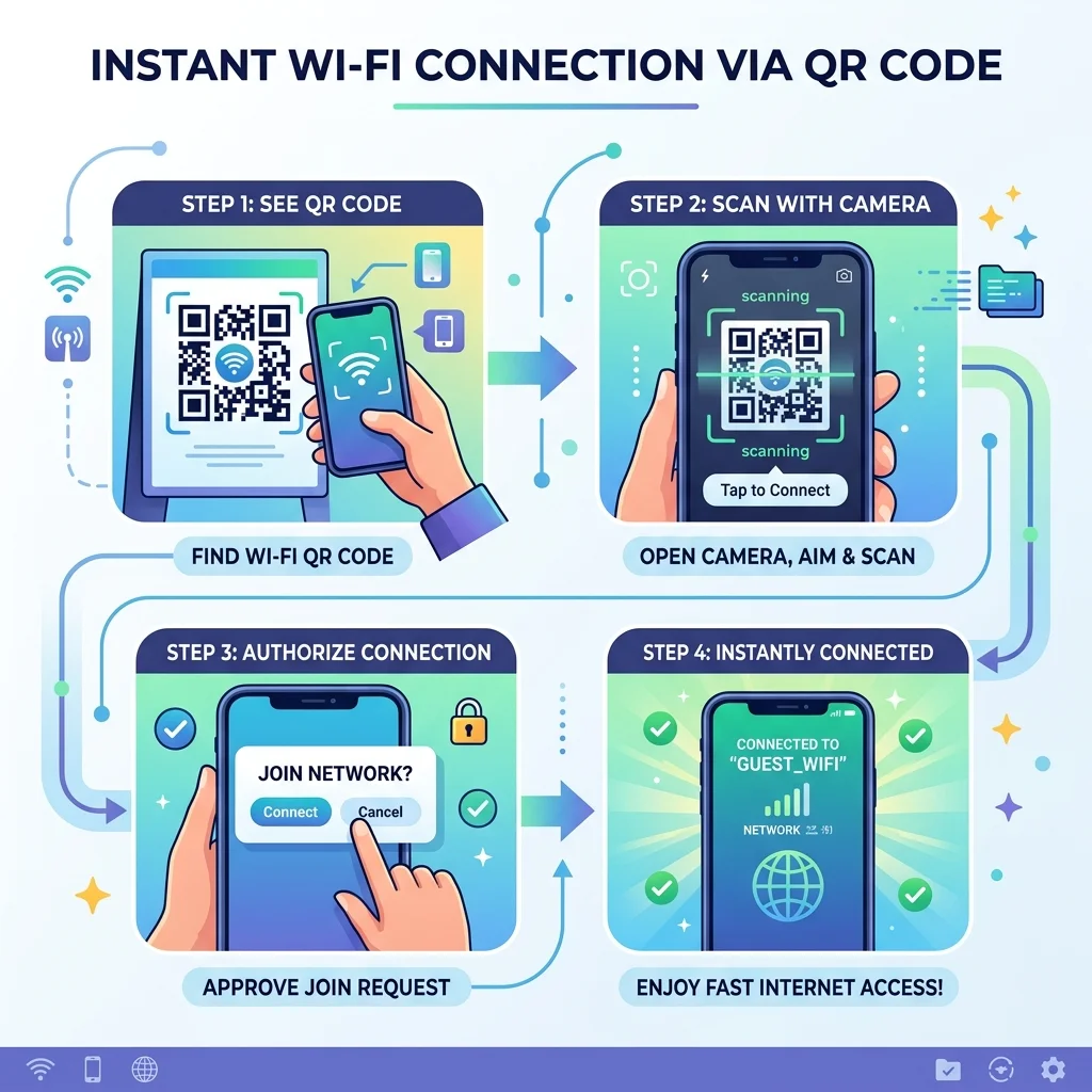 Technical Format of WiFi QR Codes